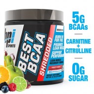 BPI Sports Best BCAA Shredded Powder Fruit Punch 25 Servings