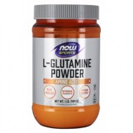 NOW SPORTS NUTRITION L-GLUTAMINE PURA EN POLVO 480 GRAMOS