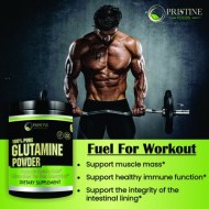 PRISTINE FOODS L GLUTAMINE POWDER 5000 MG 300 GRAMOS